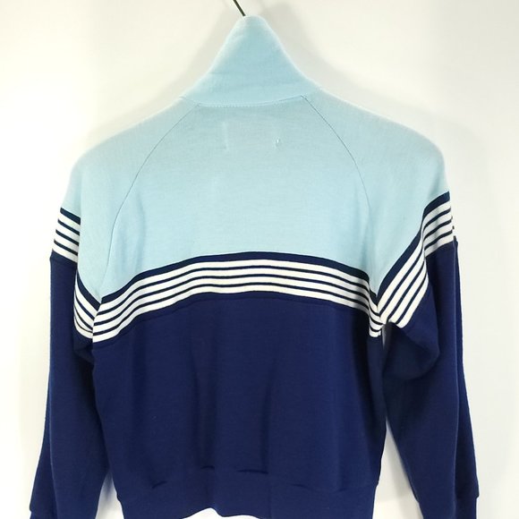 Vtg Fair Play By Sarna Full Zip Tennis Track Jacket Men's Med.? Blue Grandpacore - Picture 6 of 9